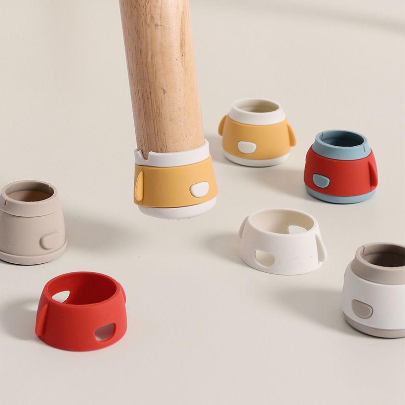 New Silicone Table Mat Multifunctional Mute Non-Slip Wear-Resistant Stool Portable Protective Cover Chair Foot Cover Chair Foot Cover