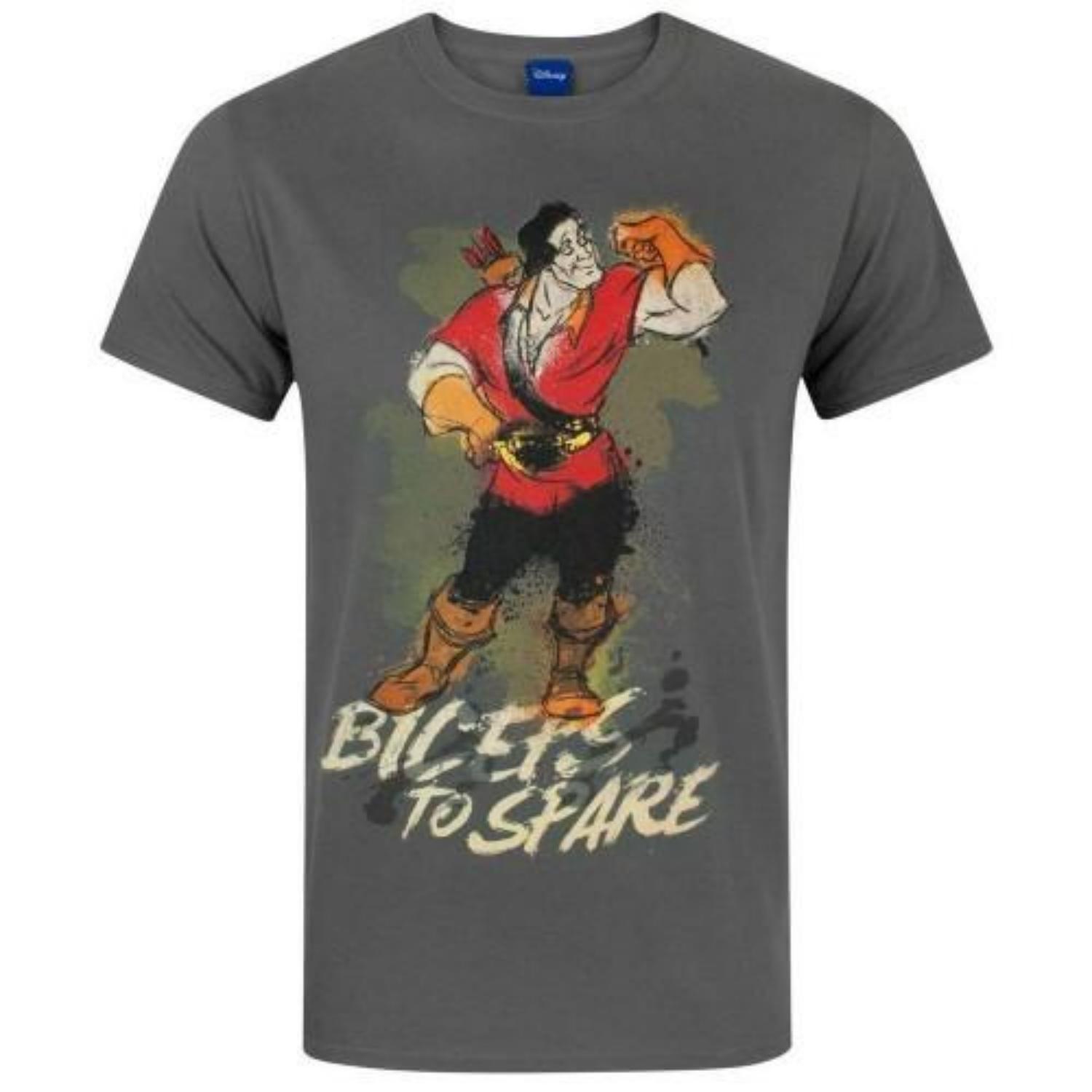 Disney Mens Beauty And The Beast Gaston T-Shirt XXXXL