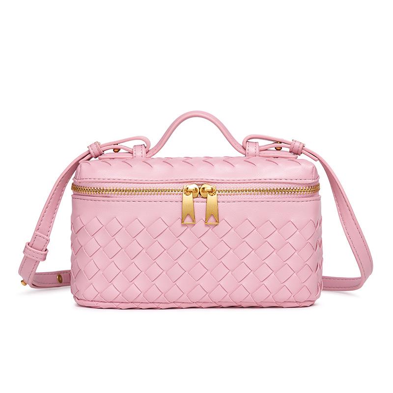 

Trendy Handmade Crossbody Lunch Handbag with New Zipper 20*7*11.5 cm