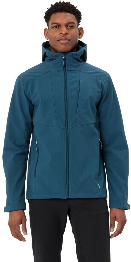 Geacă VAUDE pentru bărbați Cyclone cu glugă albastru baltic