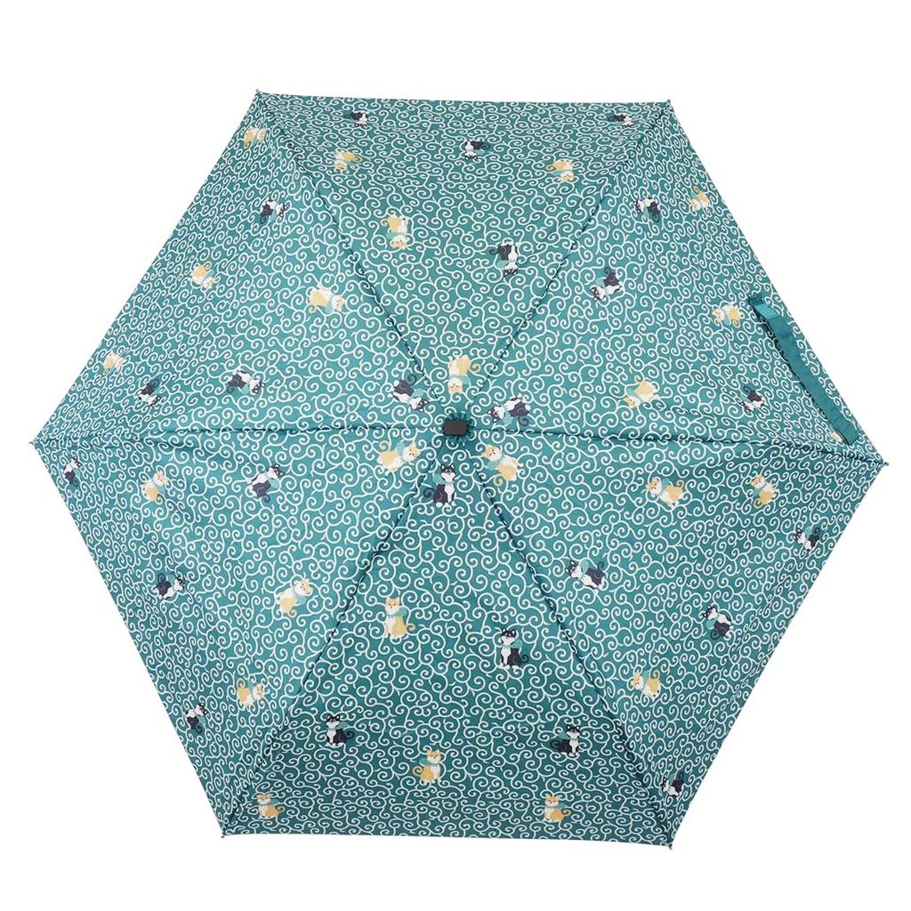 Santos Folding Arabesque with Shiba Inu Umbrella, Design, 50cm, JK-148-06