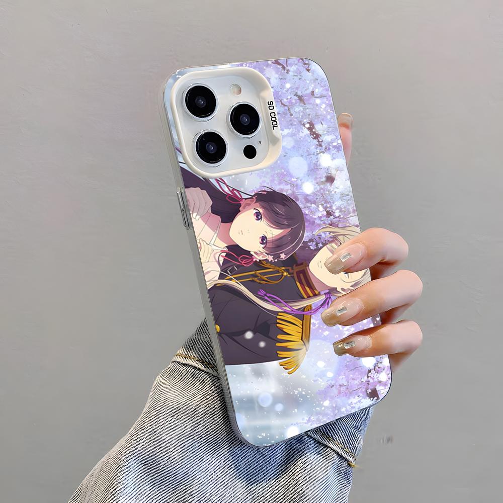 Custodia per Telefono Anime My Happy Marriage Per IPhone 17 Pro Max 15 Pro 16 14 Plus 12 13 Mini 11 Pro Cover Colorata Antiurto
