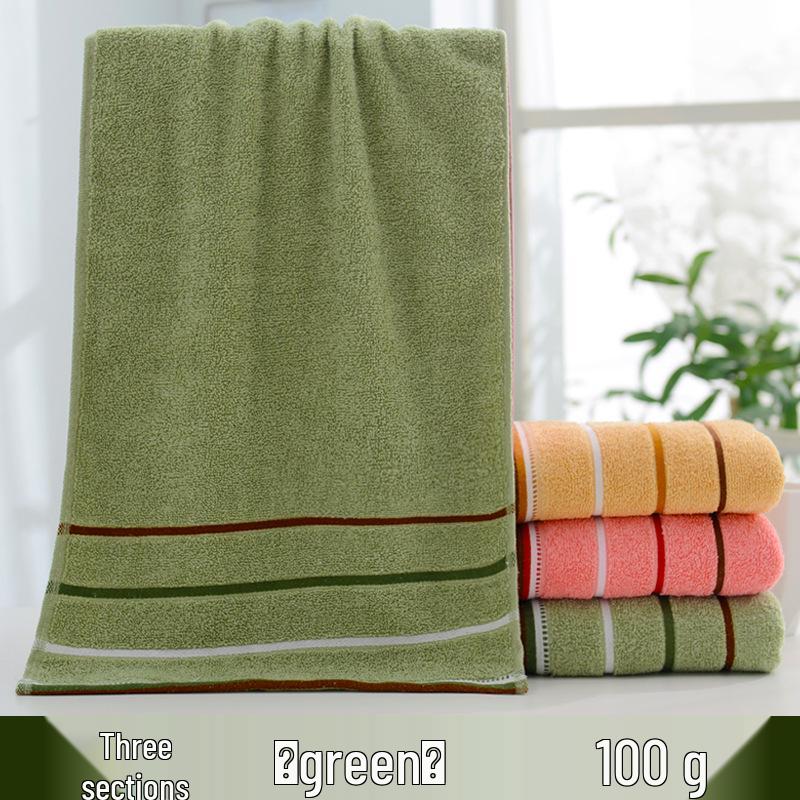 Thick Absorbent Pure Cotton Face Towel with Embroidered Logo for Adults