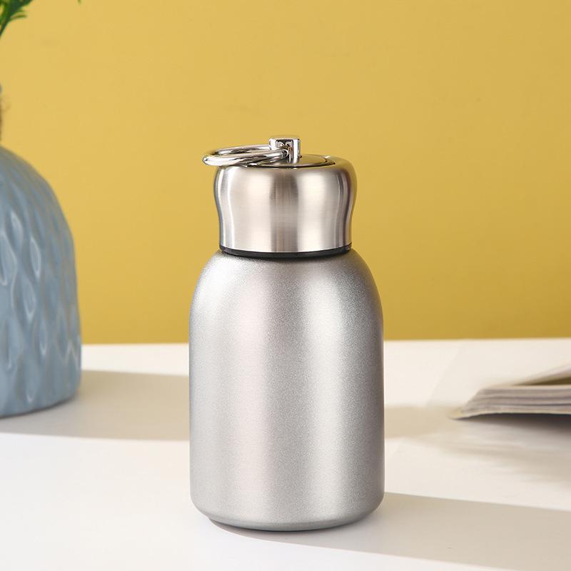 300 ml Kaffe Vakuumflasker Rustfritt Stål Isolert Krus Bærbar Reise Vannflaske Med Lokk Kopper Holder Drikker  Eller Kalde