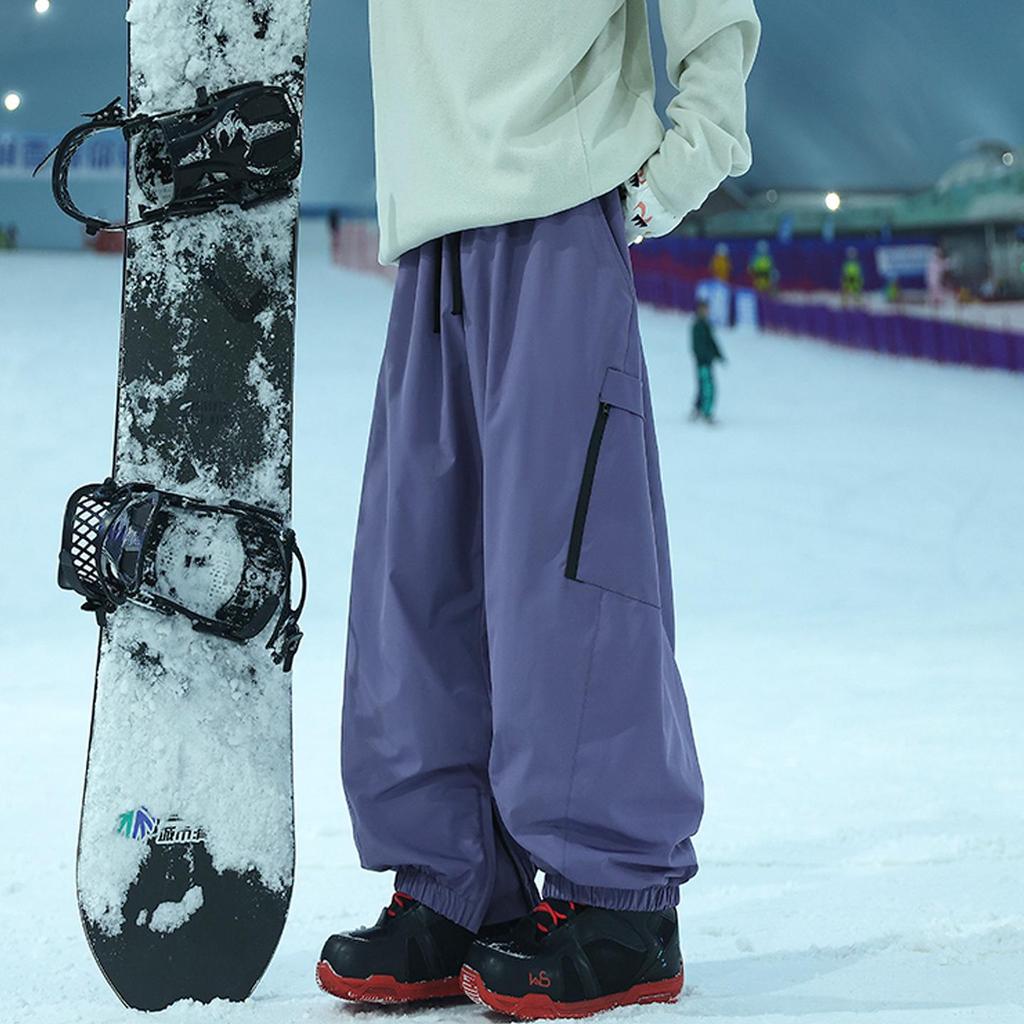 Schneestadt Skigebiet Herren Bestseller: Winter-Skihose - Winddicht, Wasserdicht, Schmutzabweisend, Verdickt, Mit Bündchen