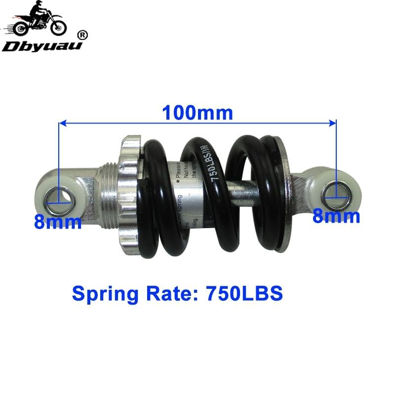 

Dbyuau 100mm Rear Suspension Shock For 47cc 49cc 2 Stroke Mini Pocket Bike