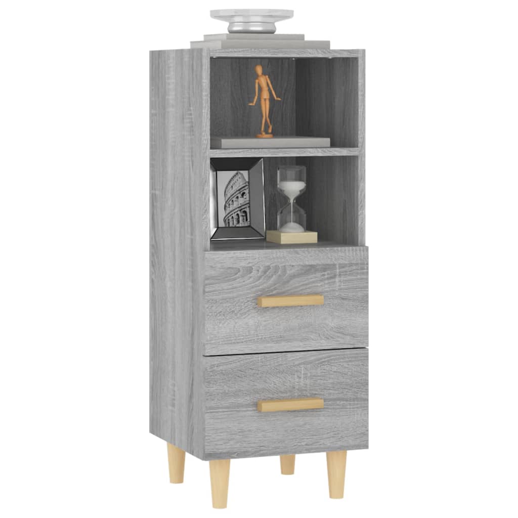 Sideboard Gray Sonoma 34.5 x 34 x 90 cm Particleboard