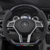 Car Suede Carbon fiber Anti-slip Steering Wheel Cover For Mercedes-Benz A B C E V R-Class C43 CLA GLA GLB GLC GLK SLK SL Vito ML