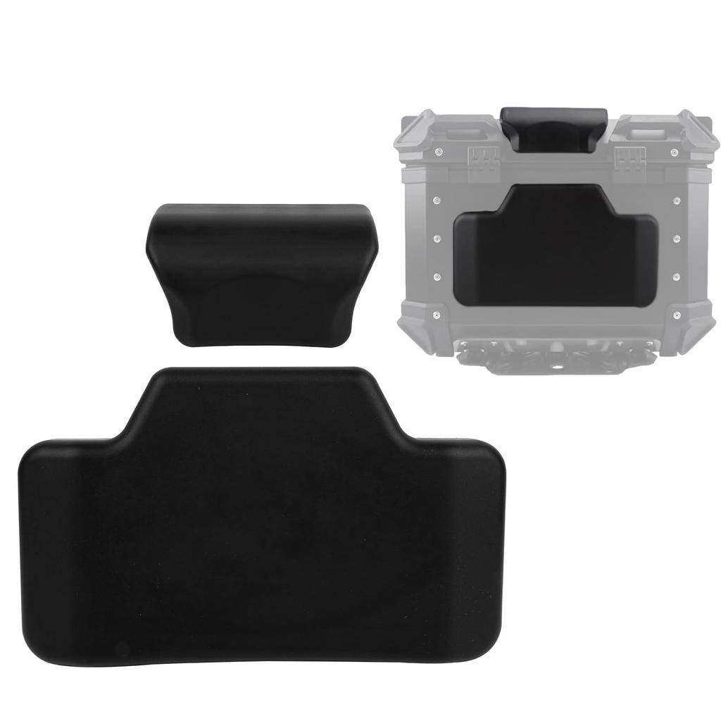 Motorcycle Back Cushion Passenger Backrest Pad, Waterproof Trunk Backrest with 3D Design, Suitable for 45L Capacity
