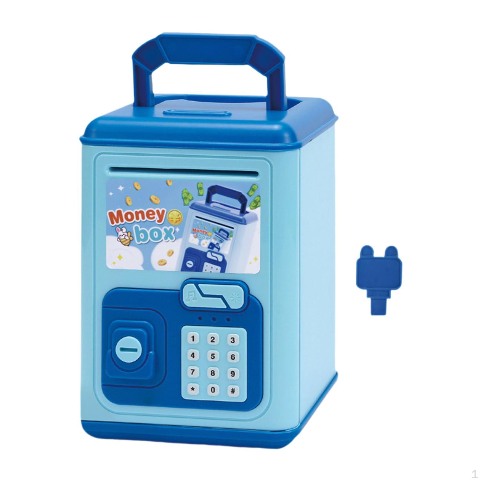 

Kids Piggy Bank Money Saving Box Birthday Gift Lightweight Ornament Multipurpose Home Decor синій