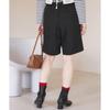 ROPE PICNIC Serge Perfect for Coordinating with Black Size 36 Wool-Like Shorts, Others, (01),