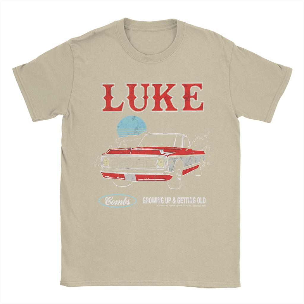 Oversized TShirt Luke Combs My Kinda Saturday Night Tour Cotton TShirts Novelty Tshirt for Unisex Summer Casual Short Sleeve Tees