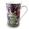 Les Trésors De Lily [I6026] - Grand mug porcelaine 'Football' - 110x125 mm
