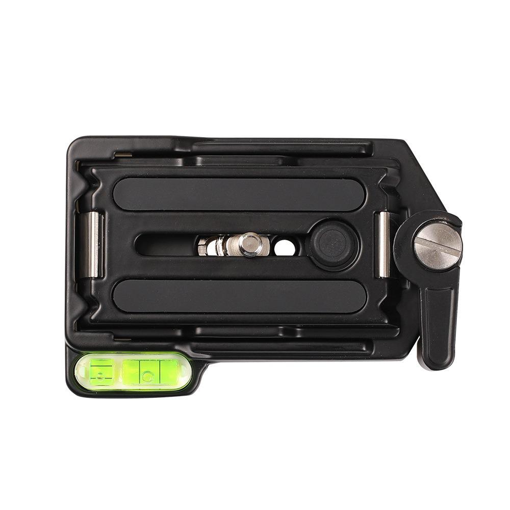 Quick Release Camera Tripod Head Stabilizer Slider Base with Macro Plate & Mount Extension