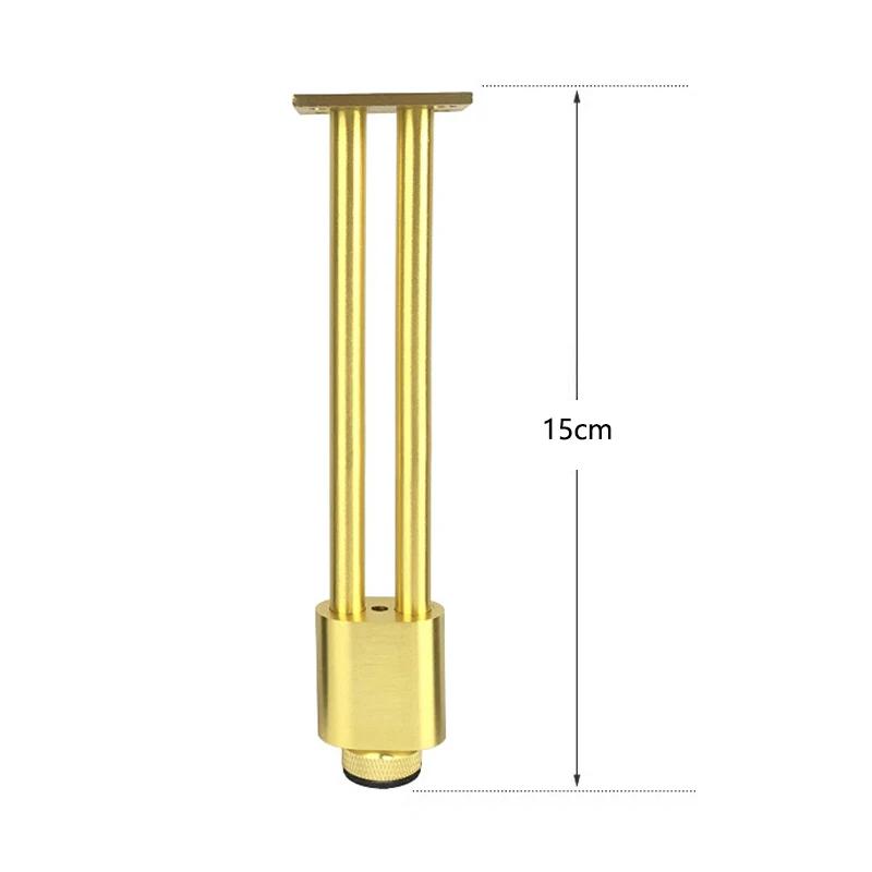 4pcs Metal Furniture Legs Adjustable Hardware Aluminum Bathroom Cabinet Legs Home Decoration TV Wardrobe Dressing Table Feet