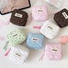 Polka Dot Cosmetic Bag Large Capacity Sanitary Napkin Storage Bag Small Lipstick Pouch  Women Girl