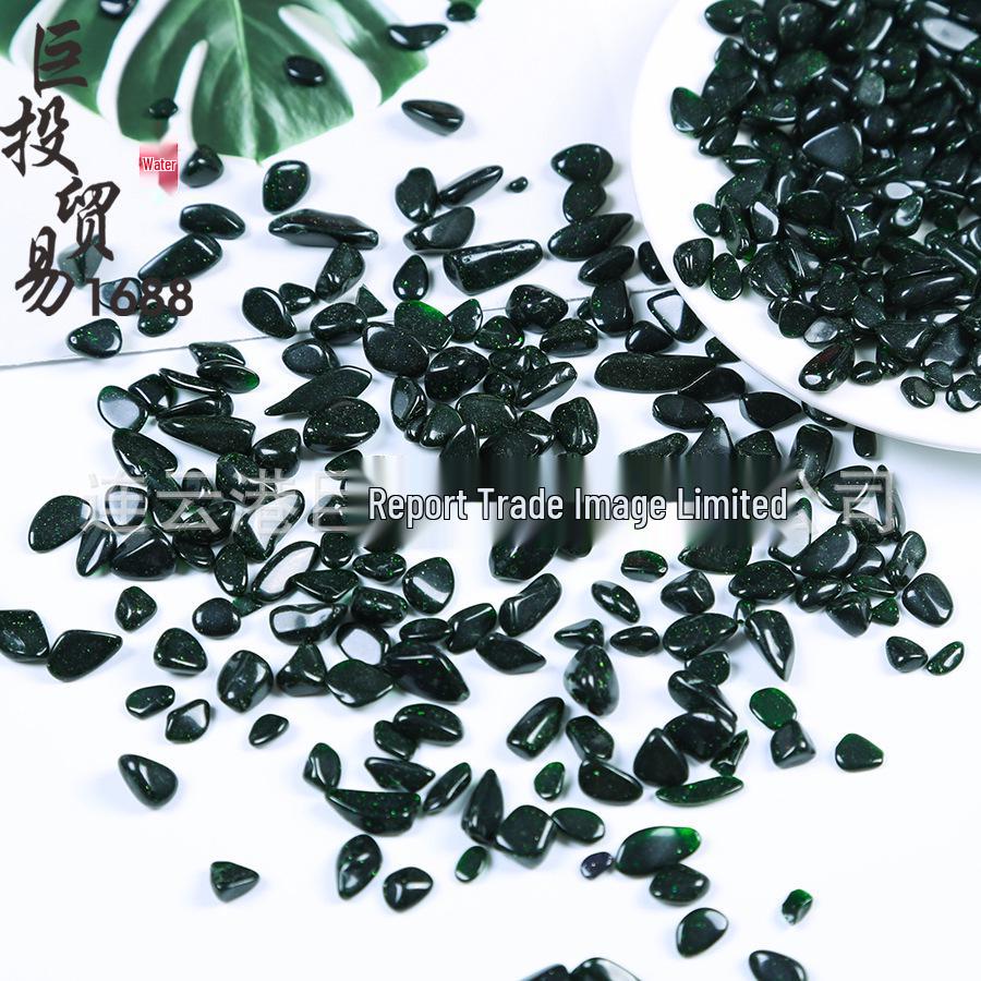 

Green Gold Decorative Sand & Gravel for Aquarium, Bonsai, Nail Art & Backgrounds 7-9mm, 500g
