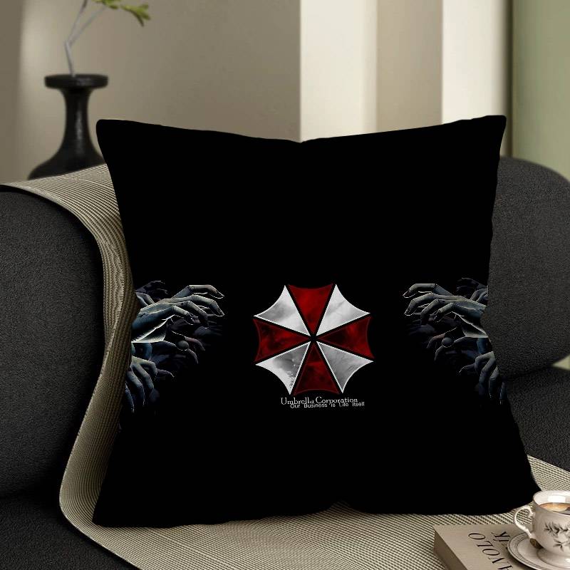 R-Resident E-Evil Umbrella Us Troopss Pillow Gift Home Office Decoration Pillow Bedroom Sofa Car Cushion Coverpillow Case