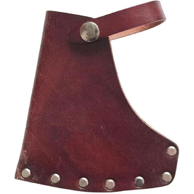 1PC Portable Leather Holder Lanyard Blade Sheath Head Cover For Axe Hatchet