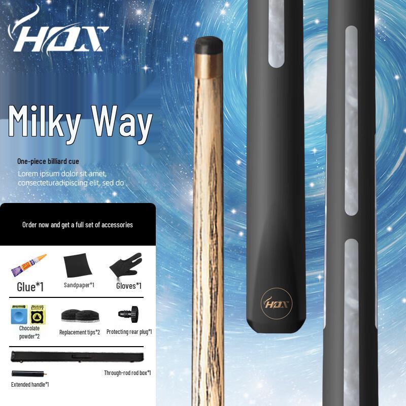HOX 10mm Ash Wood One-Piece Billiard Cue One Size