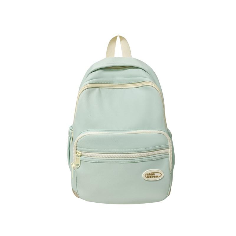 

Большая вместимость многофункциональная компьютерная сумка женский рюкзак школьный рюкзак для студента Small светло-зеленый