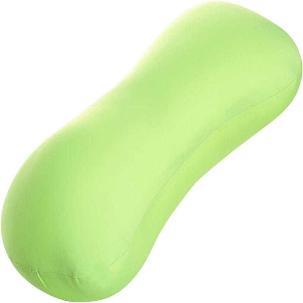 Washable Bone Shape Roll Pillow Polyester and Spandex Cozy Pillow Microbead Sofa Cushion  Office