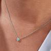 Aide Plata Real 925 Sterling Silver Lucky Lady Necklace European And American Four-leaf Clover Chain Necklace Turquoise Necklace