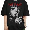 Keep It Quiet" Men's Casual Short Sleeve T-Shirt - Breathable Polyester, Crew Neck, Geometric Print | Summer Fashion Tee for Daily Wear & Vacation