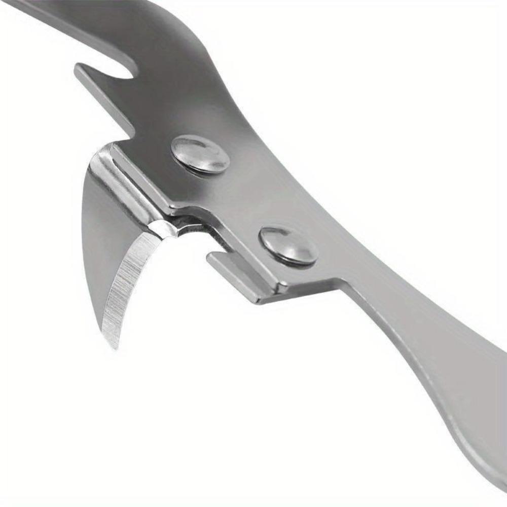 2Pcs Can Opener Adjustable Stainless Steel Non-Slip Multifunction Manual Jar Bottle Bottle Lid Opener Gadget Home Gadgets Accessories