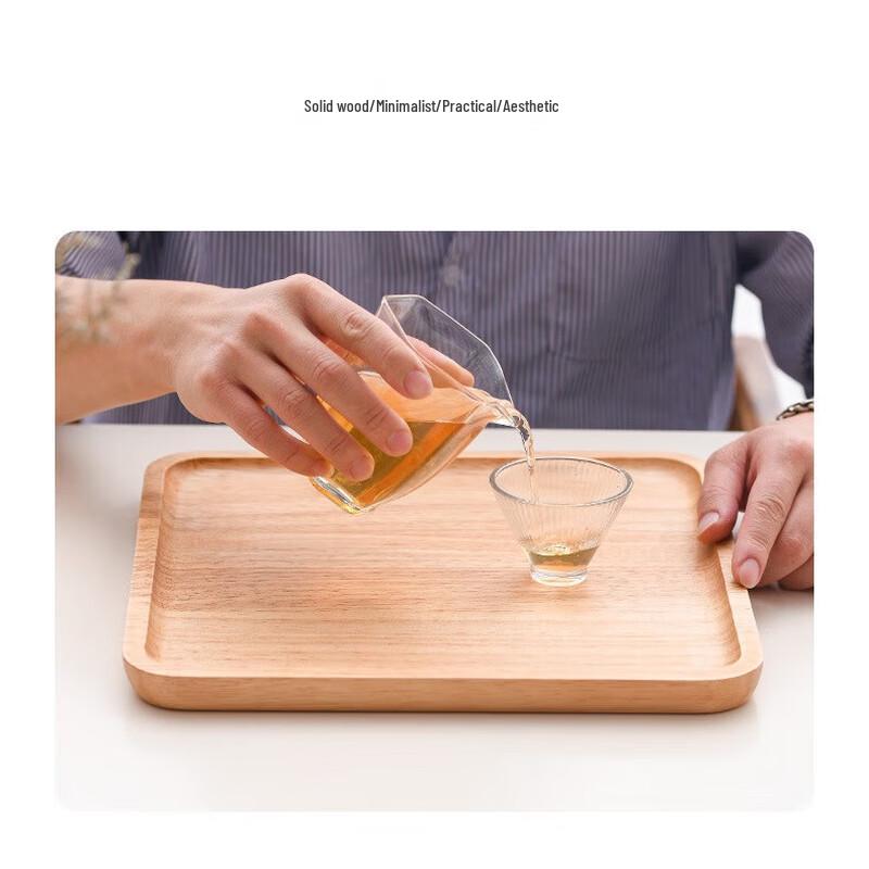 Rubberwood Dining and Dessert Serving Tray
