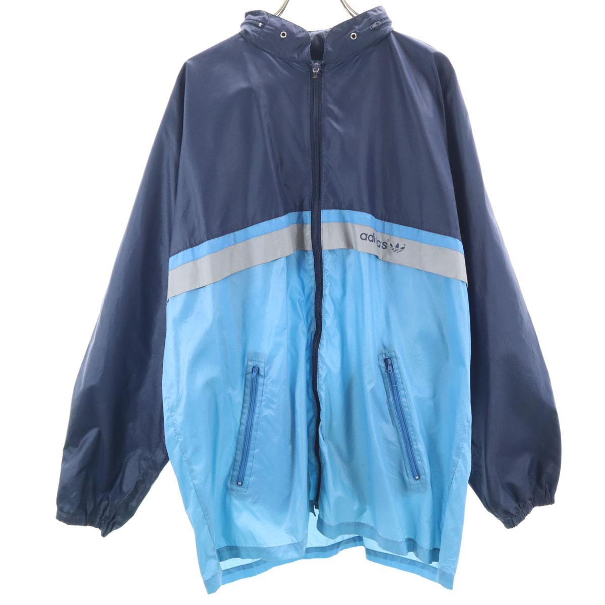 

adidas 80-е Винтаж Бирка с международным флагом Логотип Трилистник Нейлоновая куртка 38 Мужская Б/У