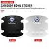 New New 4PCS Car Door Handle Protection Sticker Emblem Car Styling New Volkswagen Golf GTI Bora Passat Jetta Beetle Sciroc