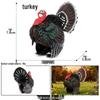 Realistic Farm Animal Models: Big Yellow Duck, Rooster, Turkey, Goose, and Swan