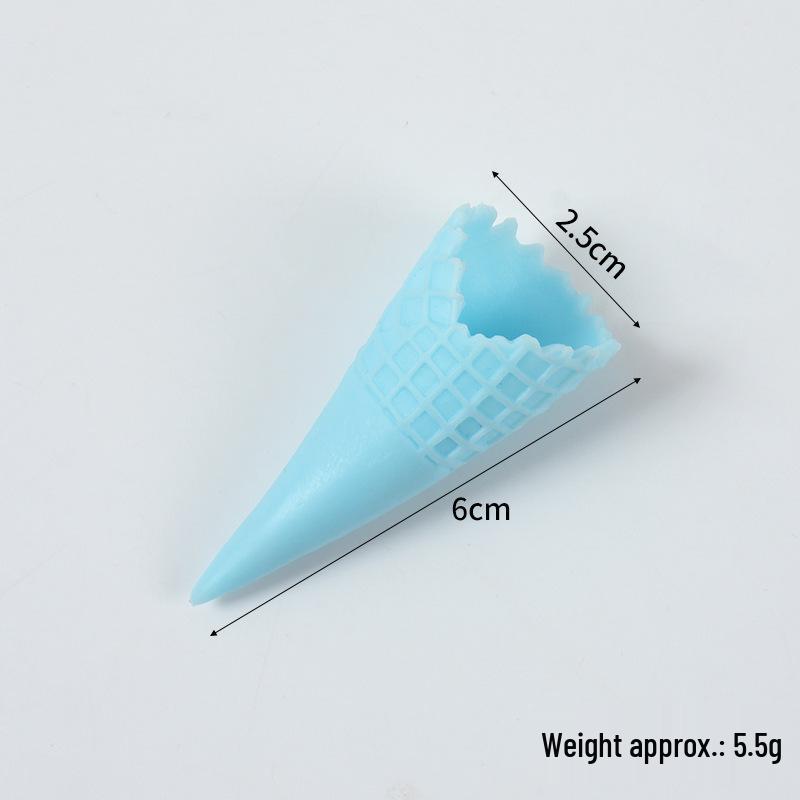 Mini Crispy Cone Ice Cream Tray Shell for DIY Phone Case