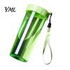 Cute Office Desktop Cup Transparent Water Cup, Portable Plastic Bottle, with Strap Reusable Handle, Clear Heat-resistant Drinkware, for School