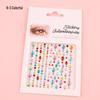 DIY Cross-Border Face, Eye, Brow, and Nail Decor Stickers with Pearls and Diamonds