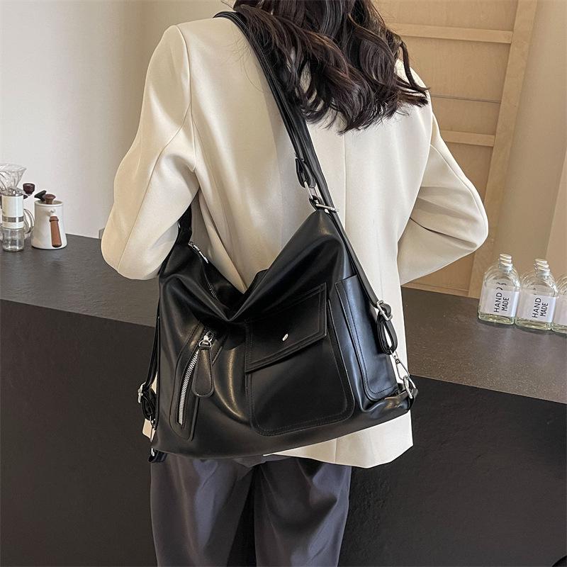 Trendy Women's Large Capacity Convertible Tote Backpack