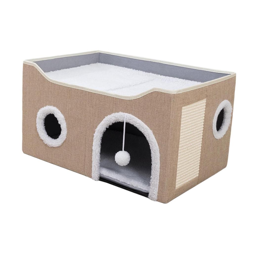 Cat Apartments, Kitten Apartment, Easy to Assemble, Foldable Decoration, Cube, Nest Tent for