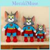 And Tom Jerry Doll Superhero Cat Mouse Stuffed Animals For Kids Decor Bedroom