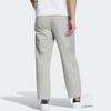 Adidas Originals Retro Logo Embroidered Striped Wide-Leg Sports Pants Men Bottoms Metallic-Gray IK3704