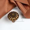 Vintage with Base Antique Brass Cabinet Knobs Zinc Alloy Hardware Handles Drawer Pulls Cabinet