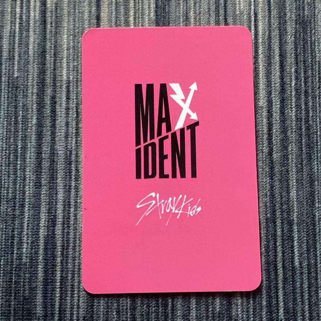 [USED] StrayKids Bang Chan Public Broadcast MAXIDENT 1st Week Sanok Trading Card