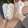 Women's Summer Thin Bow Mesh Boneless Breathable Low Help Shallow Mouth Boat Socks
