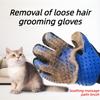 Pet Hair Removal Grooming Gloves Rubber Massage Brushes Effective Cat Fur Cleaning Tool for Daily Cat Care and Grooming Supplies