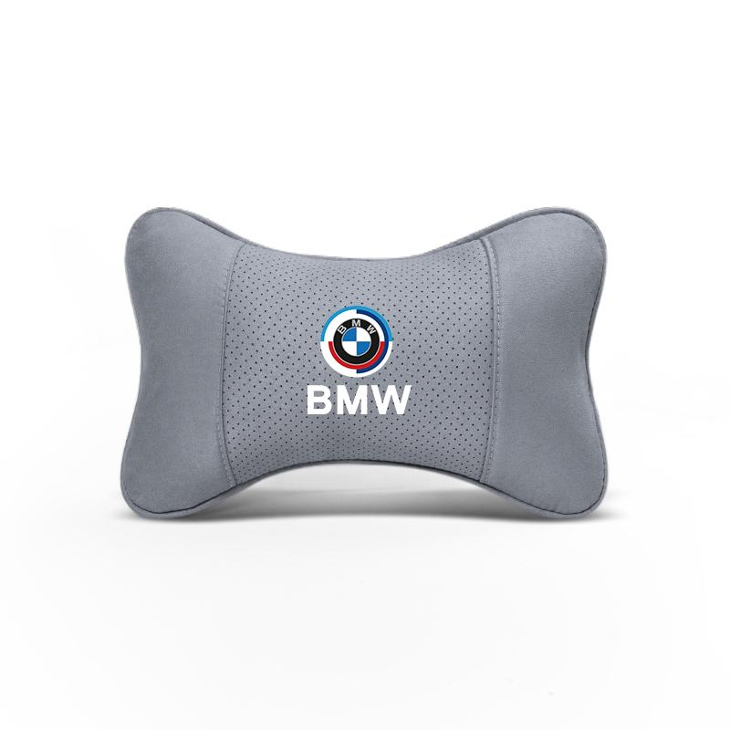 1pcs Car Headrest with Soft Suede Upholstery Valve Cap For BMW X1 X2 X3 X5 X4 X6 X7 iX3 F20 F10 F07 E70 E46 E90 E92 E60 E39
