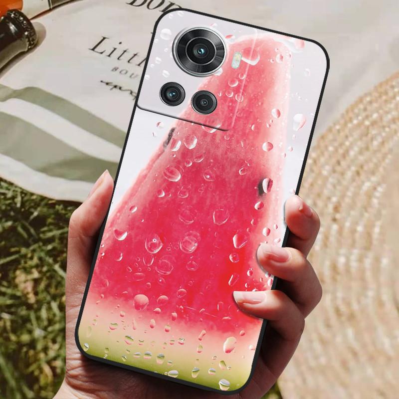 Pour OnePlus 10R 5G Coque Noir Silicone Souple Housse de Téléphone Pour OnePlus 10R Coque OnePlus10R 1+ 10 R Coques Arrière Lion Loup Coque Funda
