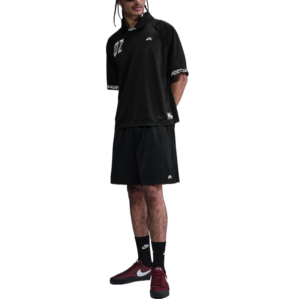 Nike Dri-Fit SB Comfortable Fashion Versatile Solid Color Sports Shorts Men shorts Black HJ2967-010