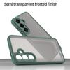 For Samsung Galaxy S25/S24 Phone Case Drop Proof Airbags Frosted Translucent PC + TPU Back Cover