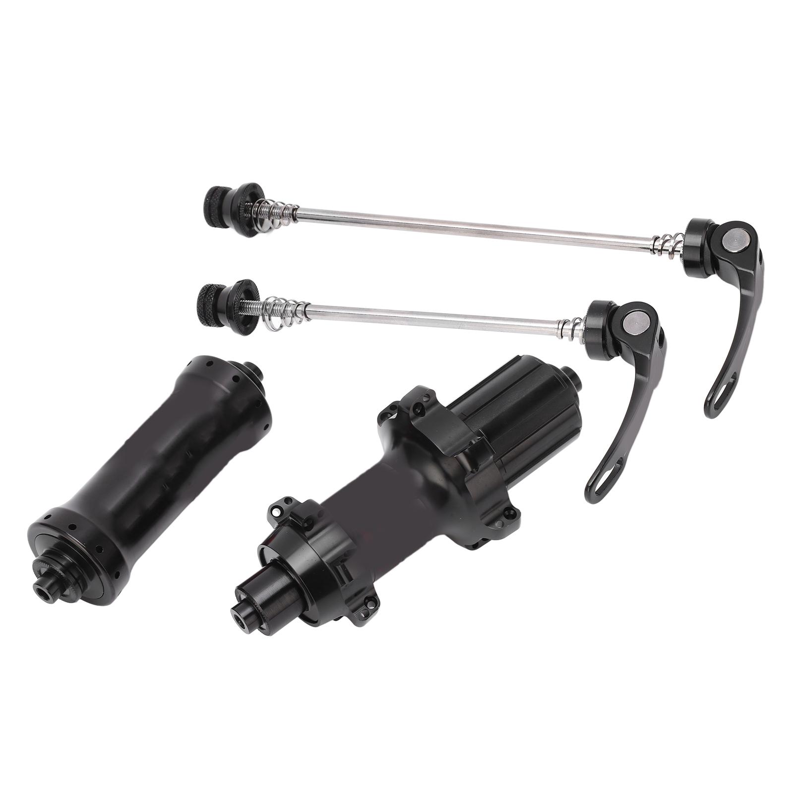 

Road Bike Rim Brake Hubs 4 Bearing with CNC Aluminum Alloy Quick Release Lever for 8 to 12 Speed Flywheel