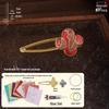 Imitation Song Brocade Hair Clip DIY Kit: Chinese Style Jewelry Accessories - Complete Set for Mother's Day Gifts